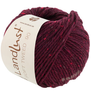 Lana Grossa LANDLUST Soft Tweed 90 | 23-bourgogne chiné