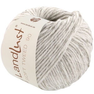 Lana Grossa LANDLUST Soft Tweed 90 | 25-gris argent chiné