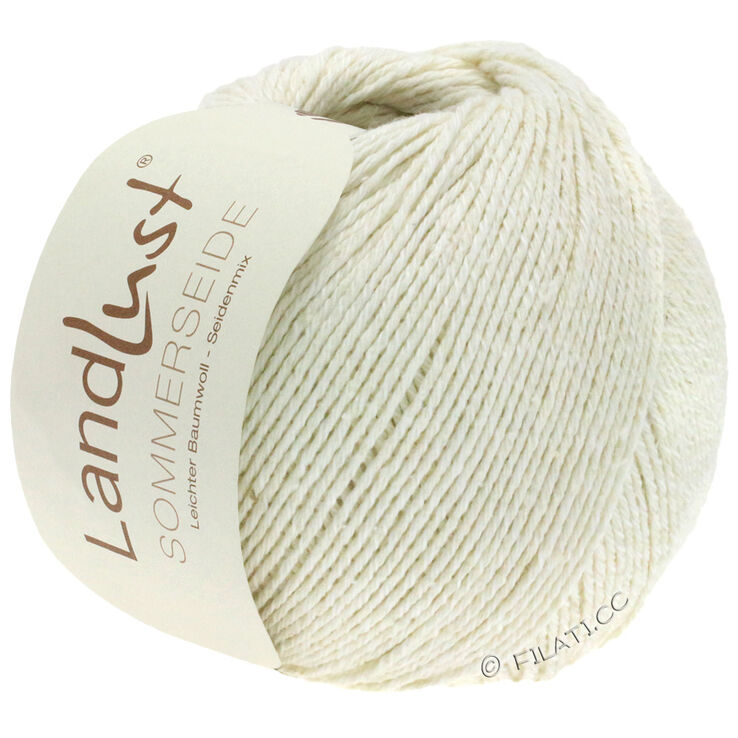 Lana Grossa LANDLUST SOMMERSEIDE | 001-blanc