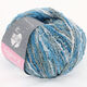 Lana Grossa LEGGERO II Print | 307-bleu tendre/gris/bleu moyen/jean/pétrole