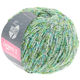 Lana Grossa LEGGERO II Print | 506-blanc/vert jaune/turquoise/gris clair