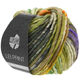 Lana Grossa LEI Print | 523-vert mousse/pétrole/écru/orange/pourpre/olive