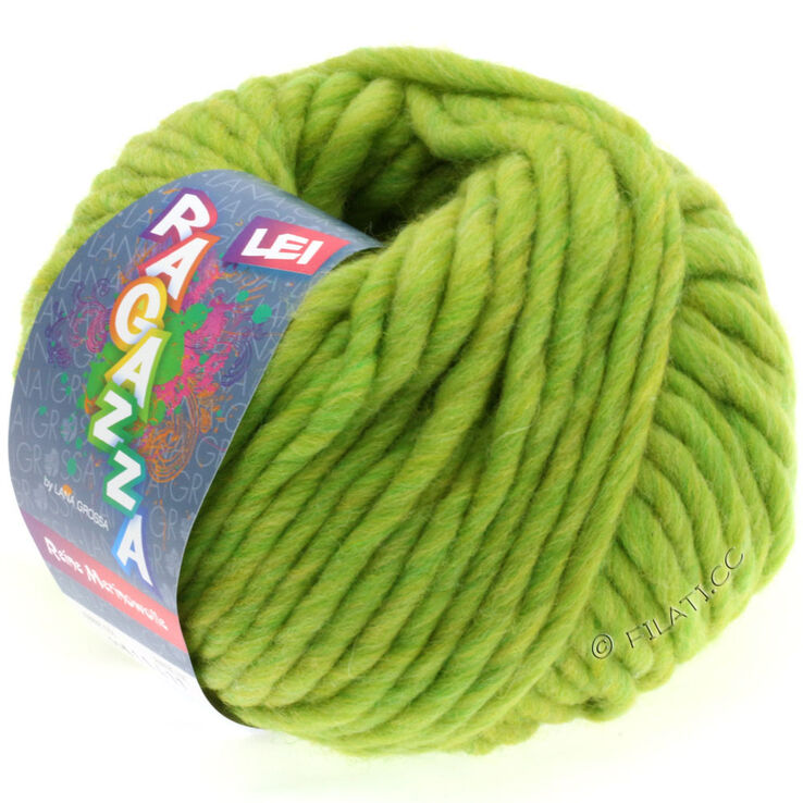 Lana Grossa LEI | 004-vert/jaune chiné