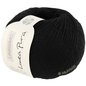 Lana Grossa LINISSIMO (Linea Pura) | 14-noir