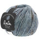 Lana Grossa LOVELY COTTON Inserto (lala BERLIN) | 104-gris bleu/bourgogne