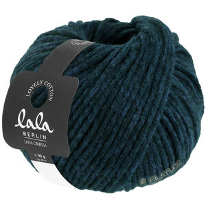 Lana Grossa LOVELY COTTON (lala BERLIN) | 39-pétrole foncé