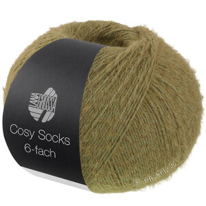 Lana Grossa MEILENWEIT 6-FACH 150g Cosy Socks | 1010-olive clair
