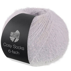 Lana Grossa MEILENWEIT 6-FACH 150g Cosy Socks | 1013-gris argent