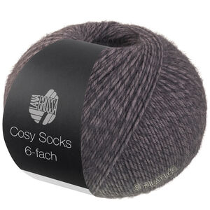 Lana Grossa MEILENWEIT 6-FACH 150g Cosy Socks | 1014-gris foncé