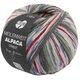 Lana Grossa MEILENWEIT 6-FACH 150g Alpaca Print | 1111-vert mousse/gris vert/jade/blanc/rouge foncé/jean