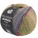 Lana Grossa MEILENWEIT 6-FACH 150g Alpaca Print | 1203-kaki/beige/bleu gris/pourpre rouge