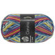Lana Grossa MEILENWEIT 6-FACH 150g Cervinia | 9754-fuchsia foncé/bleu foncé/blanc/bleu/jaune pâle/jaune vitellus