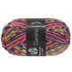 Lana Grossa MEILENWEIT 6-FACH 150g Cervinia | 9757-terre cuite/vert mai/bleu foncé/blanc/violet/rose