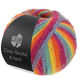 Lana Grossa MEILENWEIT 6-FACH 150g Cosy Socks Multi Stripes | 2201-bleu fumé/turquoise/jaune/orange/fuchsia