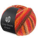 Lana Grossa MEILENWEIT 6-FACH 150g Cosy Socks Multi Stripes | 2204-fuchsia/rouge orange/moka/rose saumon/rouge