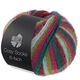 Lana Grossa MEILENWEIT 6-FACH 150g Cosy Socks Multi Stripes | 2206-rouge foncé/turquoise menthe/vert olive/fuchsia foncé/vert opale