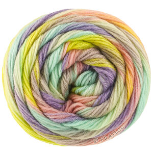Lana Grossa MEILENWEIT 6-FACH 150g Fontana | 9750-pourpre/vanille/lilas/vert blanc/menthe/jaune citrus/vert foin