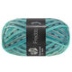 Lana Grossa MEILENWEIT 6-FACH 150g Freddo | 9739-turquoise menthe/gris clair/turquoise/vert blanc/bleu turquoise/gris foncé/blanc