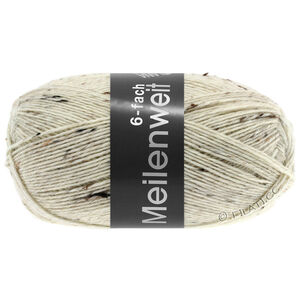 Lana Grossa MEILENWEIT 6-FACH 150g Mouliné/Tweed | 8817-nature chiné