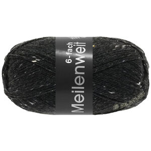 Lana Grossa MEILENWEIT 6-FACH 150g Mouliné/Tweed | 8837-anthracite chiné