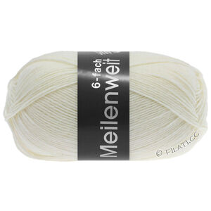 Lana Grossa MEILENWEIT 6-FACH 150g | 8840-blanc