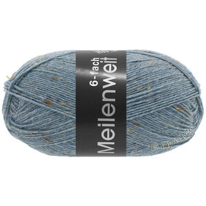 Lana Grossa MEILENWEIT 6-FACH 150g Mouliné/Tweed | 9227-bleu jean chiné