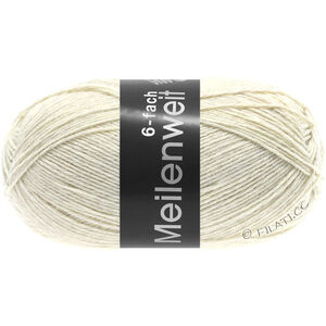 Lana Grossa MEILENWEIT 6-FACH 150g | 9228-nature chiné
