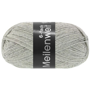 Lana Grossa MEILENWEIT 6-FACH 150g | 9244-gris clair chiné