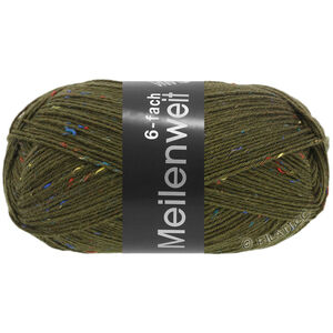 Lana Grossa MEILENWEIT 6-FACH 150g Mouliné/Tweed | 9248-vert foncé