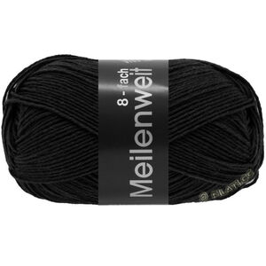 Lana Grossa MEILENWEIT 8-FACH 150g | 9558-noir