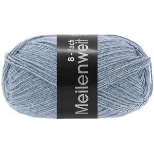 Lana Grossa MEILENWEIT 8-FACH 150g | 9659-bleu gris chiné