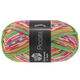 Lana Grossa MEILENWEIT 8-FACH 150g Piccata | 9998-fuchsia/rose vif/orange/vert clair/jaune citrus/jaune ocre/bleu clair