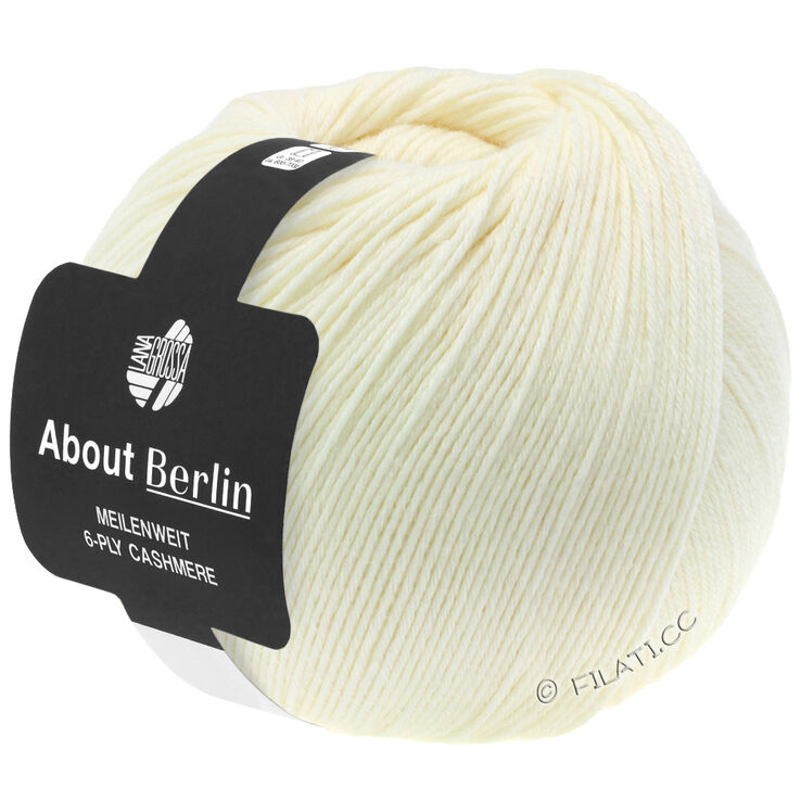 Lana Grossa MEILENWEIT 6-PLY CASHMERE (ABOUT BERLIN) | 001-écru