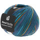 Lana Grossa MEILENWEIT 100g Cashmere Street (ABOUT BERLIN) | 838-bleu pétrole/turquoise/lilas/violet bleu/jaune orange/vert foncé