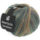 Lana Grossa MEILENWEIT 100g Yak Nature (ABOUT BERLIN) | 680-gris foncé/gris clair/gris vert/beige gris/taupe/menthe chiné/menthe rayé
