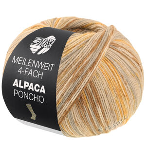 Lana Grossa MEILENWEIT 100g Alpaca Poncho | 2726-beige sable/taupe/brun/beige clair/caramel