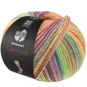 Lana Grossa MEILENWEIT 100g Cashmere Inverno | 125-jaune/turquoise menthe/jade/marine/vert printanier/bleu/mûre/limette/terre cuite/lilas