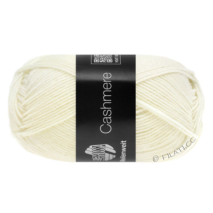 Lana Grossa MEILENWEIT 50g Cashmere | 01-blanc