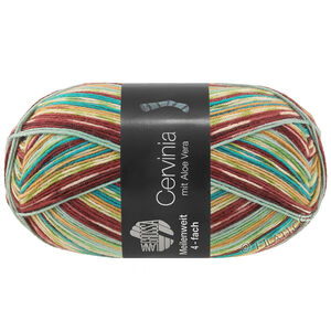 Lana Grossa MEILENWEIT 100g Cervinia | 1704-vert/turquoise menthe/ocre/bourgogne/rouge foncé/vieux rose/pistache/pétrole