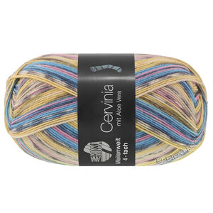 Lana Grossa MEILENWEIT 100g Cervinia | 1706-bleu ciel/gris souris/jaune/écru/beige clair/rose lilas/bleu gris