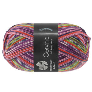 Lana Grossa MEILENWEIT 100g Cervinia | 1708-rose vif/rouge comme l'argile brûlée/bleu gris/gris tendre/violet rouge/lilas/vert/bleu foncé