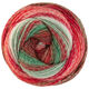 Lana Grossa GOMITOLO (Christmas Edition Lurex) | 117-vert rouge/gris vert/rouge lumineux/rouge clair/rouge tomate/rouge foncé/écru