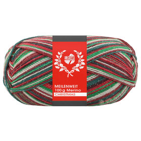 MEILENWEIT 100g Merino Christmas Lurex de Lana Grossa