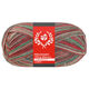Lana Grossa MEILENWEIT 100g Merino Christmas Lurex | 6810-blanc/vert foncé/brun foncé/orange/vert clair