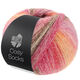 Lana Grossa MEILENWEIT 100g Cosy Socks Dream | 257-violet rouge/prune/lilas/terre cuite/gris foncé/gris moyen/rose vif/jaune safran
