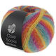 Lana Grossa MEILENWEIT 100g Cosy Socks Multi Stripes | 151-pétrole/bleu fumé/fuchsia/orange/jaune