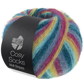 MEILENWEIT 100g Cosy Socks Multi Stripes de Lana Grossa