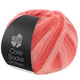 Lana Grossa MEILENWEIT 100g Cosy Socks Soft Stripes | 113-saumon/rouge saumon/corail