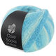 Lana Grossa MEILENWEIT 100g Cosy Socks Soft Stripes | 115-menthe/turquoise clair/turquoise