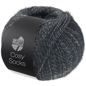 Lana Grossa MEILENWEIT 100g Cosy Socks | 07-gris foncé